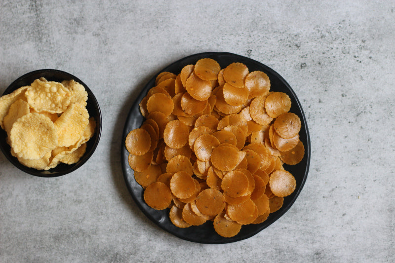 Small Red Papads