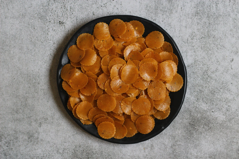 Small Red Papads