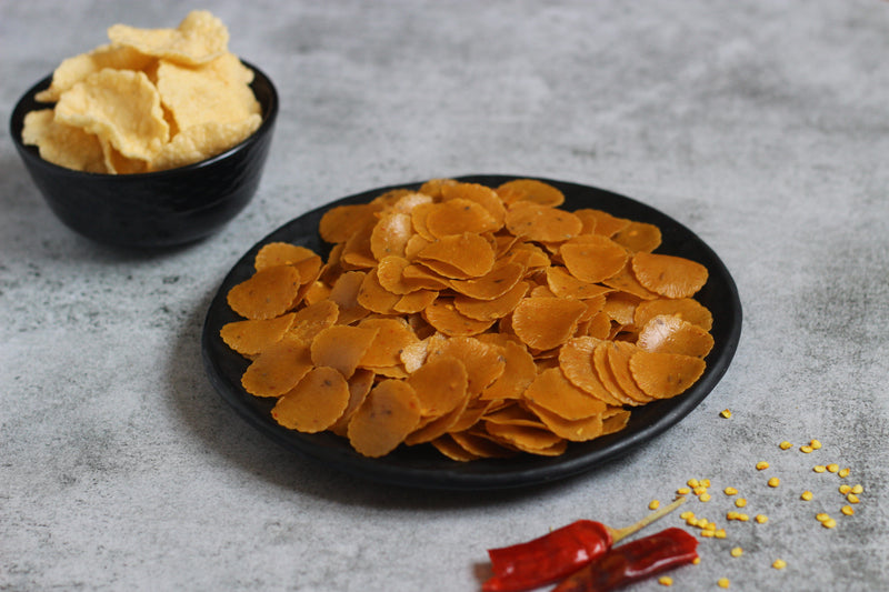 Small Red Papads