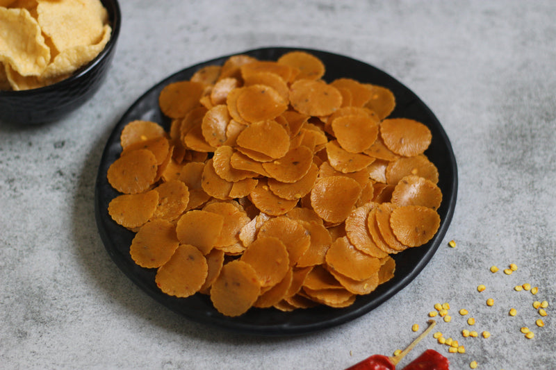 Small Red Papads